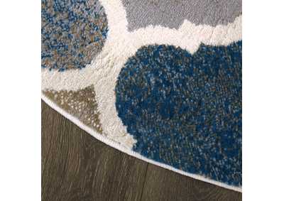 Image for Tremont Quatrefoil Blue-Multi Area Rug