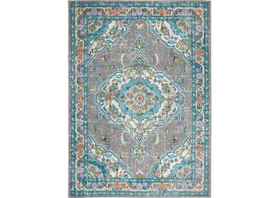 Image for Splash Andre Area Rug Gray/Ivory, 5'2"x7'2"