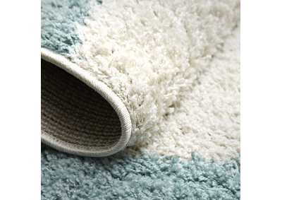 Image for Synergy Quill White-Aqua Area Rug