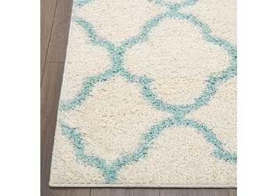 Image for Synergy Elm White-Aqua Area Rug