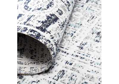 Image for Patio Sofia Magnolia Navy Blue Area Rug