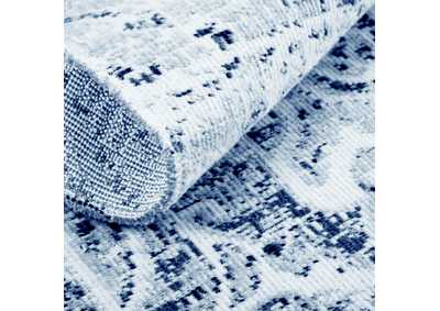 Image for Patio Sofia Fleur Navy Blue Area Rug