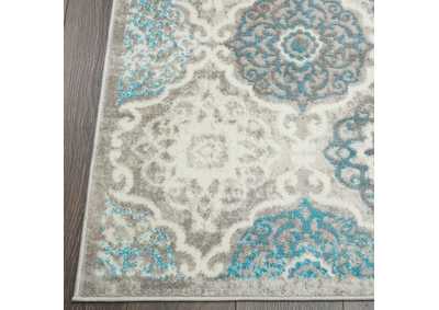 Image for Boho Andorra Gray-Blue Area Rug