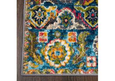 Image for Fiesta Valencia Dark Gray Multi Area Rug