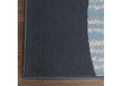 Image for Premium Melia Midnight Blue - Blue Area Rug