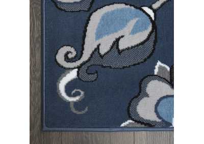 Image for Tremont Lane Raffin Navy Blue Area Rug