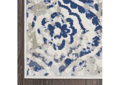 Image for Melrose Audrey Ivory Blue Area Rug