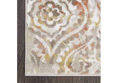Image for Melrose Audrey Ivory Orange Area Rug