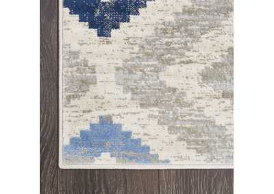 Image for Melrose Maritza Ivory Blue Area Rug