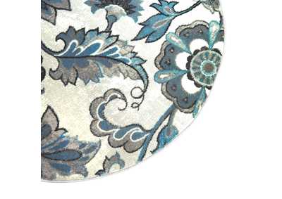 Image for Boho Odesa Ivory-Blue Area Rug