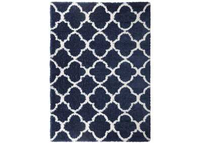 Image for Ventura Roslin Area Rug Navy Blue/Ivory, 3'11"x5'10"