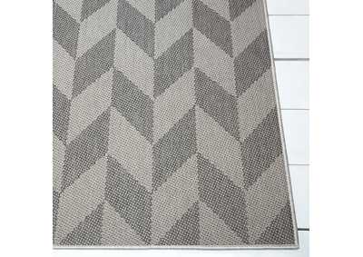 Image for Patio Country Calla Black-Gray Area Rug