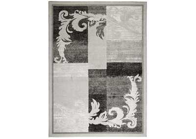 Image for Catalina Pierre Area Rug Light Gray/Dark Gray, 5'3"x7'2"