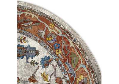 Image for Parlin Aster Ivory-Rust Area Rug