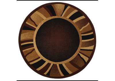 Image for Premium Rizzy Area Rug Brown/Beige, 7'8" Round