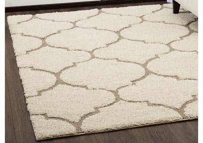 Image for Home Dynamix Canyon Henderson Shag Area Rug 7'10"x10'2" Trellis Cream/Beige