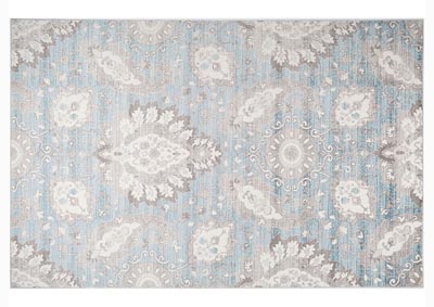 Image for Home Dynamix Christian Siriano Brooksville Lambeth Transitional Area Rug 7'9"x10'2" Textured Blue/Blue/Gray