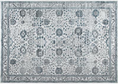 Image for Home Dynamix Nicole Miller Kenmare Celeste Traditional Area Rug 31.5"x47" Damask Gray/Blue