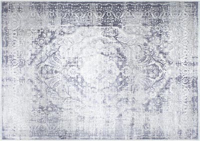 Image for Home Dynamix Nicole Miller Kenmare Capri Transitional Area Rug 31.5"x47" Medallion Gray/Cream