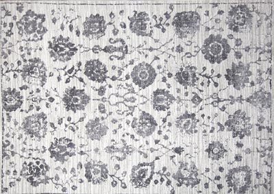 Image for Home Dynamix Nicole Miller Kenmare Marian Transitional Area Rug 7'9"x10'2" Damask Gray/Cream