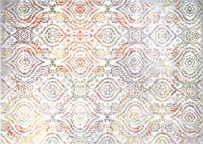 Image for Home Dynamix Melrose Audrey Bohemian Area Rug 7'10"x10'2" Ogee Ivory/Orange