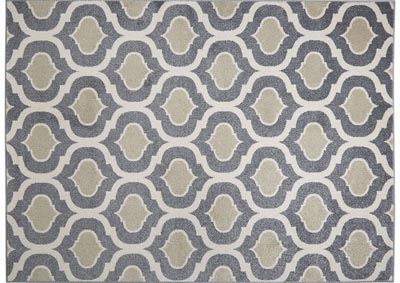 Image for Home Dynamix New Weave Avanley Contemporary Area Rug 5'2"x7'2" Trellis Gray/Dark Gray