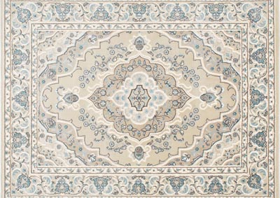 Image for Home Dynamix Oxford Caspian Traditional Area Rug 6'6"x9'6" Medallion Beige/Cream