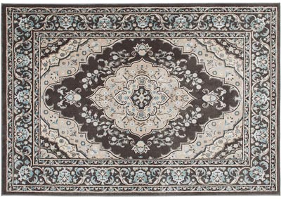 Image for Home Dynamix Oxford Caspian Traditional Area Rug 20"x31" Medallion Gray/Beige/Blue