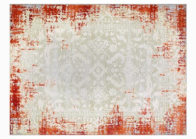 Image for Home Dynamix Palmyra Piet Bohemian Area Rug 7'9"x10'2" Floral Red/Gray/Ivory
