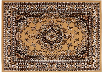 Image for Home Dynamix Premium Sakarya Traditional Area Rug 7'8"x10'7" Medallion Tan/Beige