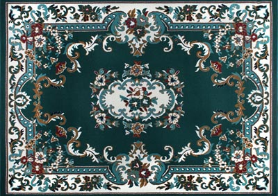 Image for Home Dynamix Premium Astana Traditional Area Rug 7'8"x10'7" Border Green/Brown/Red