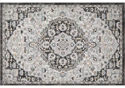 Image for Home Dynamix Riviera Romano Bohemian Area Rug 5'2"x7'2" Medallion Ivory/Gray/Blue
