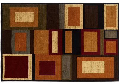 Image for Home Dynamix Royalty Cassi Contemporary Area Rug 7'8"x10'4" Geometric Brown/Black/Beige