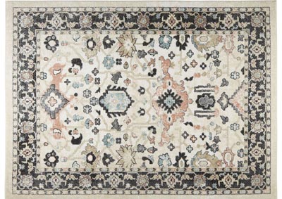 Image for Home Dynamix New Weave Keeley Transitional Area Rug 7'10"x10'2" Damask Gray/Pink/Ivory