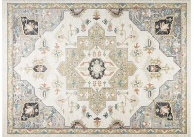 Image for Home Dynamix New Weave Allyson Contemporary Area Rug 3'11"x5'4" Geometric Ivory/Blue/Gray