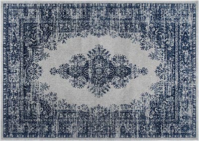 Image for Home Dynamix Vintage Shilah Transitional Area Rug 9'2"x11'8" Medallion Gray/Blue