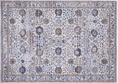 Image for Home Dynamix Nicole Miller Kenmare Celeste Traditional Area Rug 31.5"x47" Damask Gray/Beige