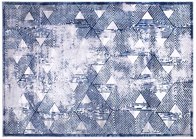 Image for Home Dynamix Nicole Miller Kenmare Carolina Contemporary Area Rug 31.5"x47" Geometric Gray/Blue