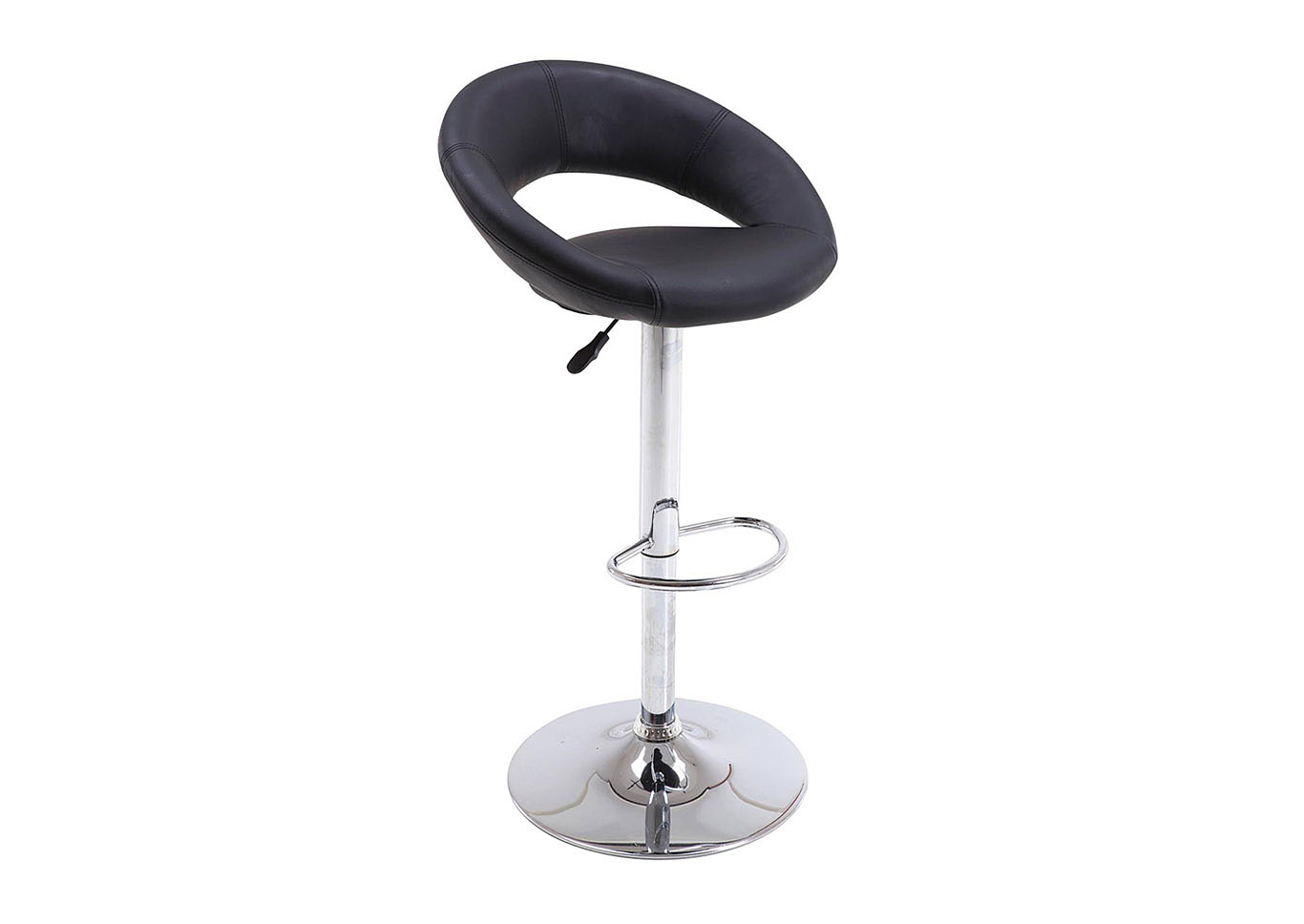 Black Gas Lift Bar Stool,Home Source