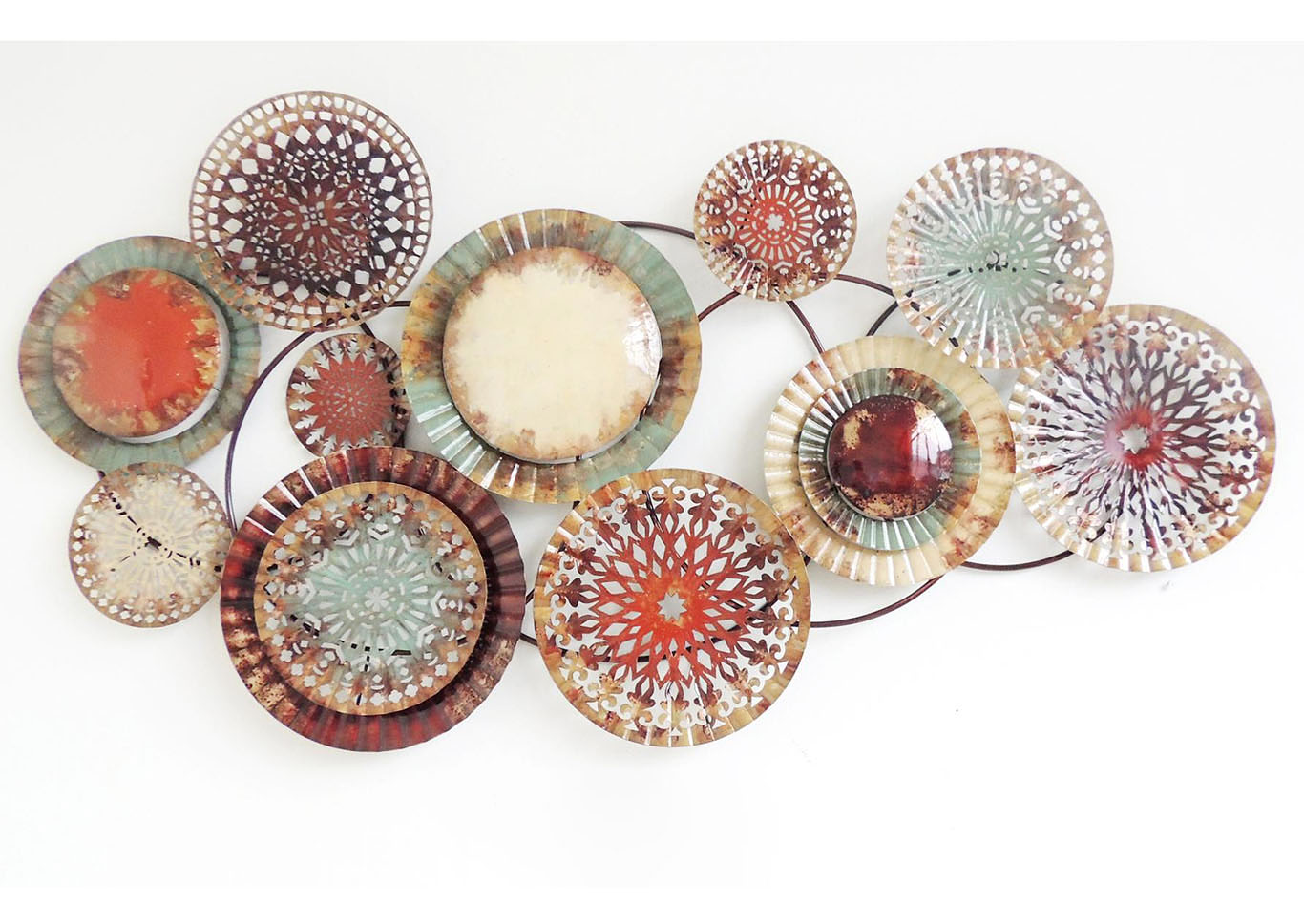 Multi Wall Decor-Multi-Colored Circles,Home Source