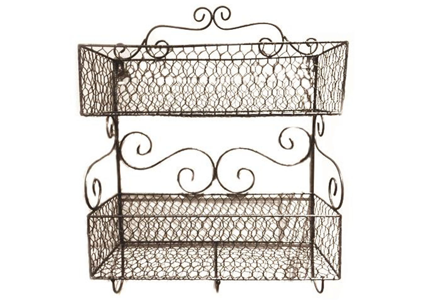 Black Wall Decor- Metal Wall Rack,Home Source