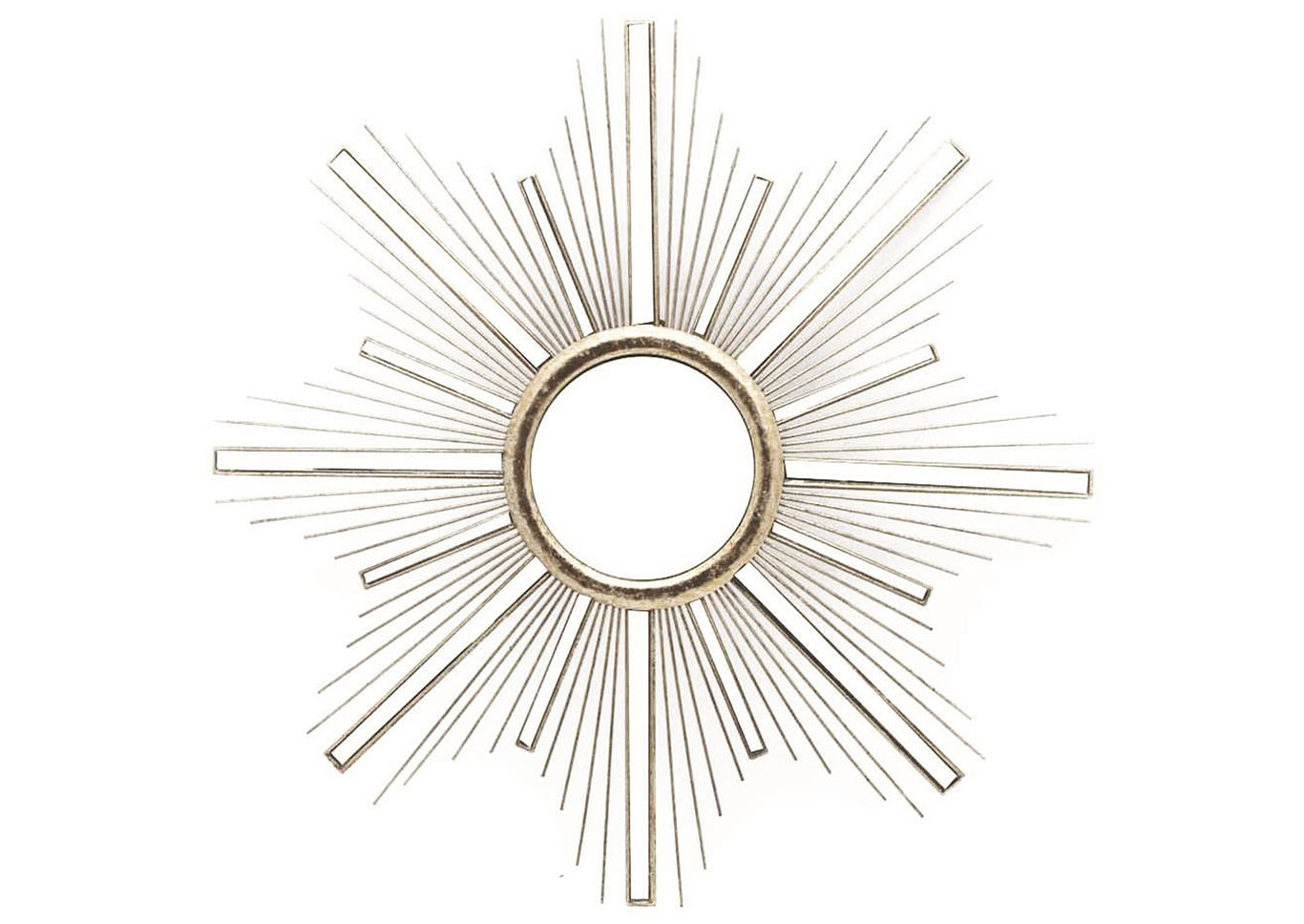 Gold Starburst Wall Mirror,Home Source