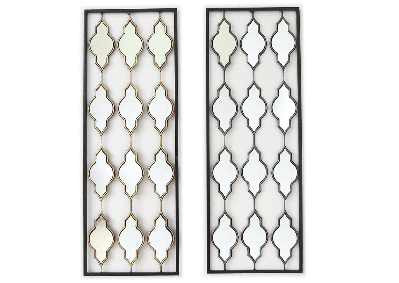 Gold/Grey Metal Wall Decor,Home Source