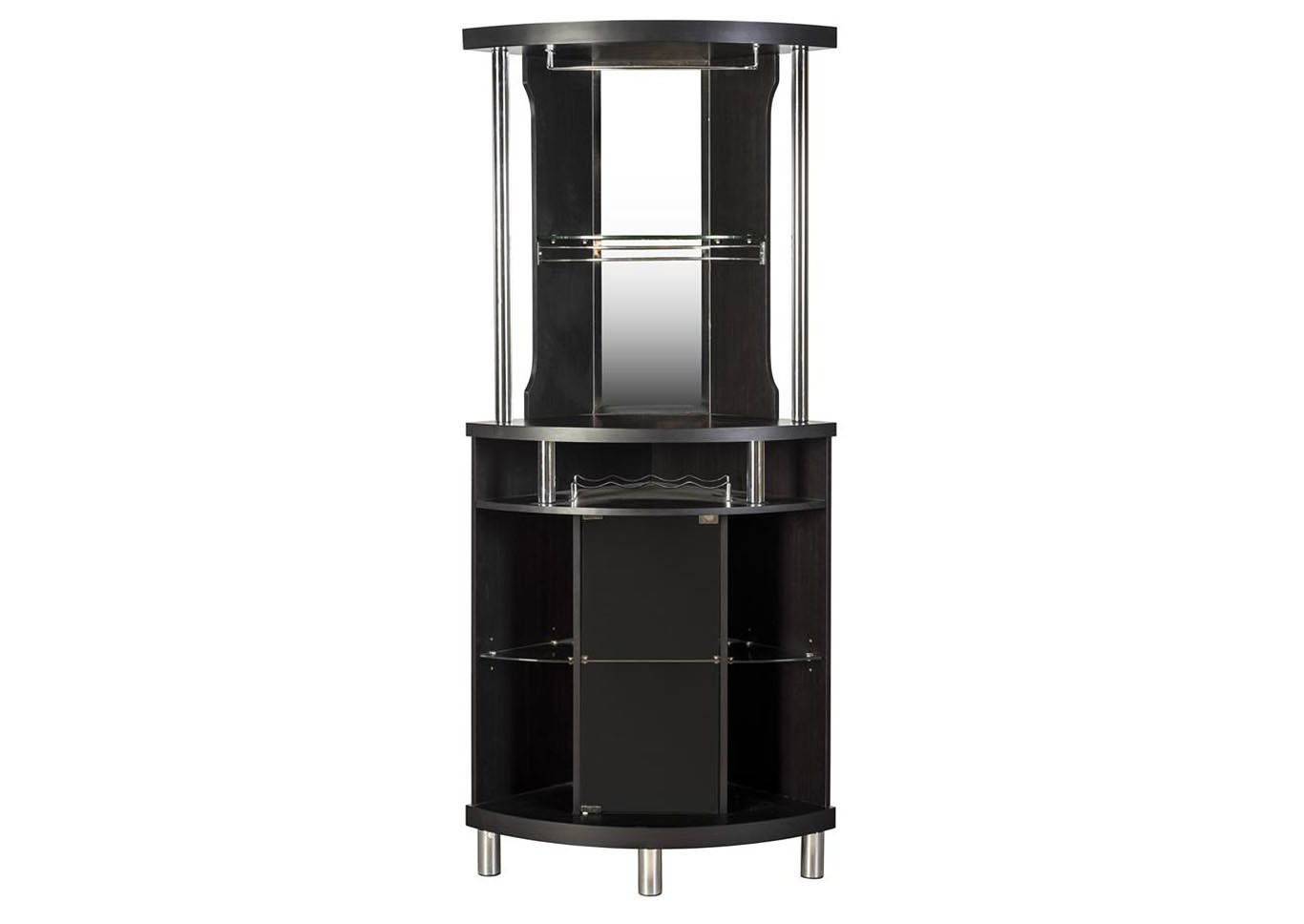 Black Corner Bar Unit,Home Source