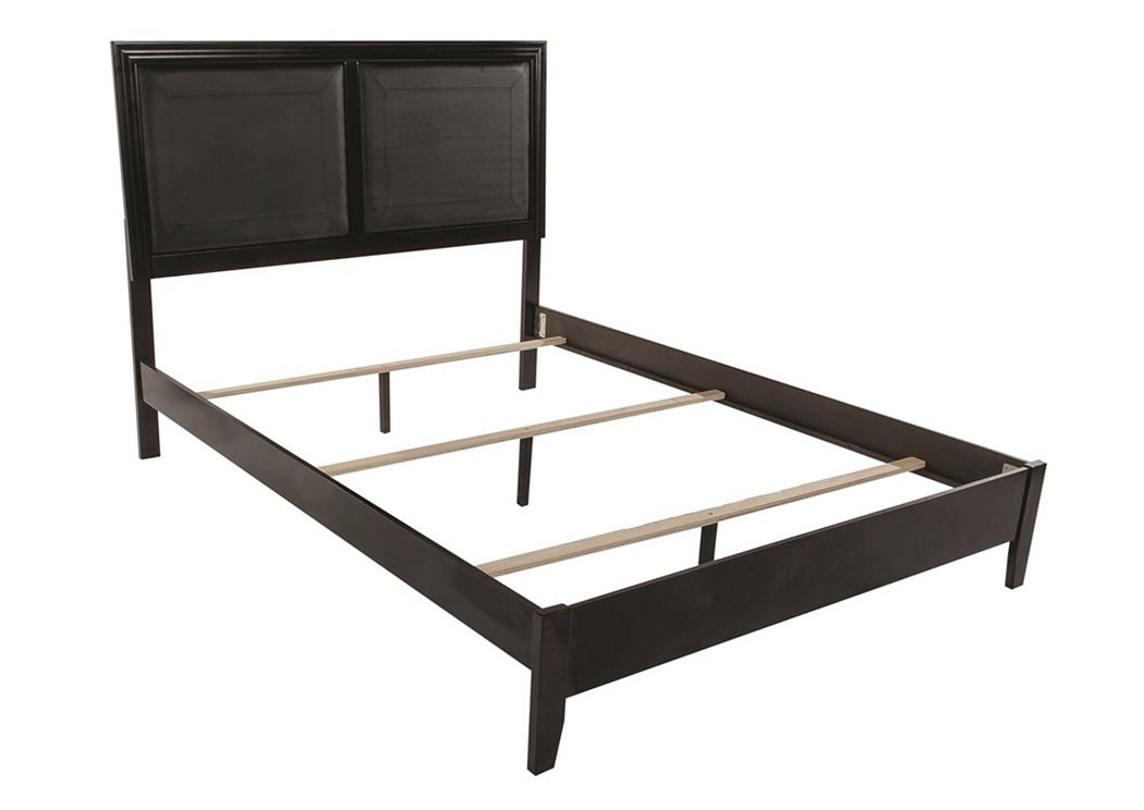 Nicholas Espresso Queen Platform Bed,Home Source