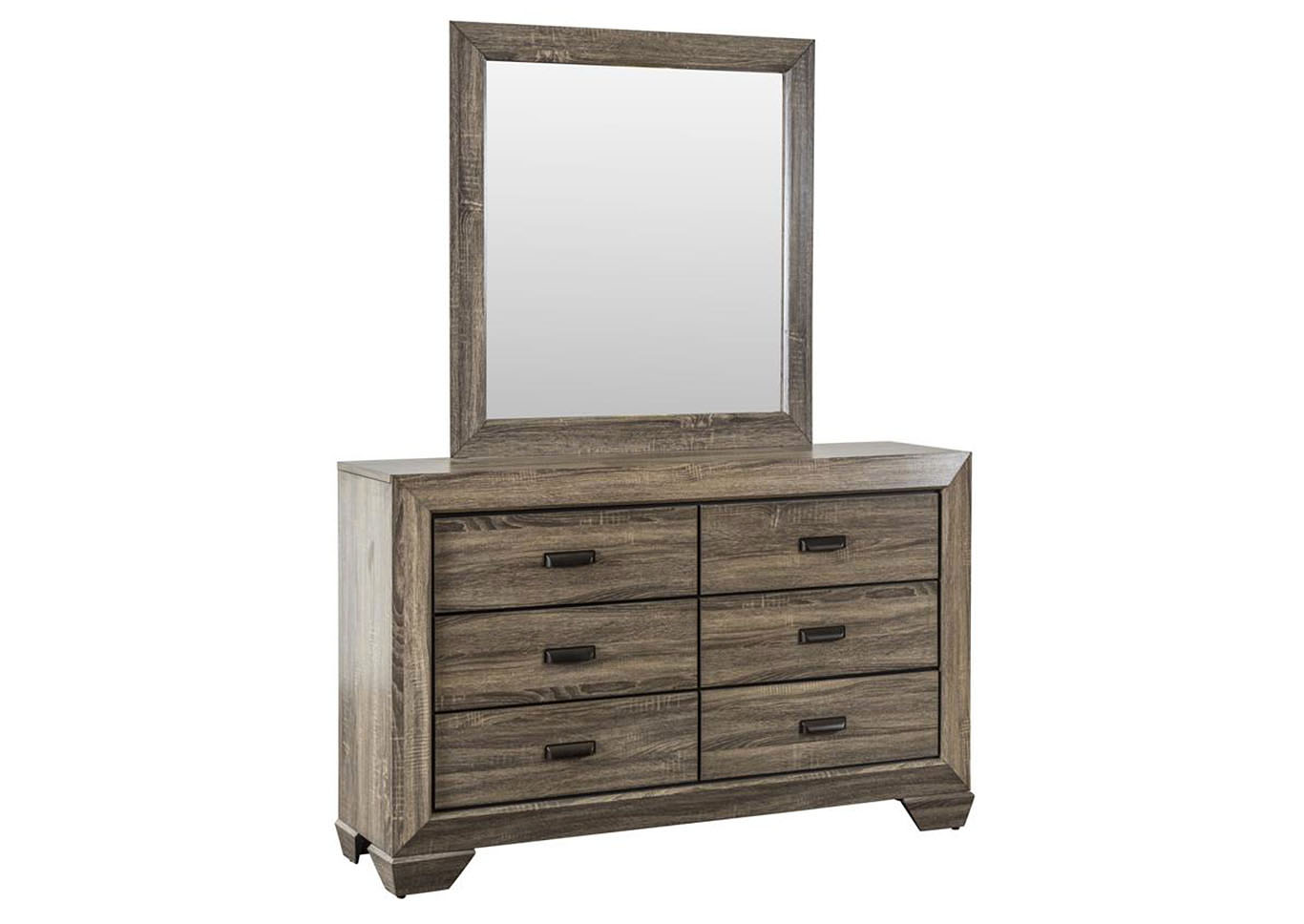 Chad Warm Grey Mirror,Home Source