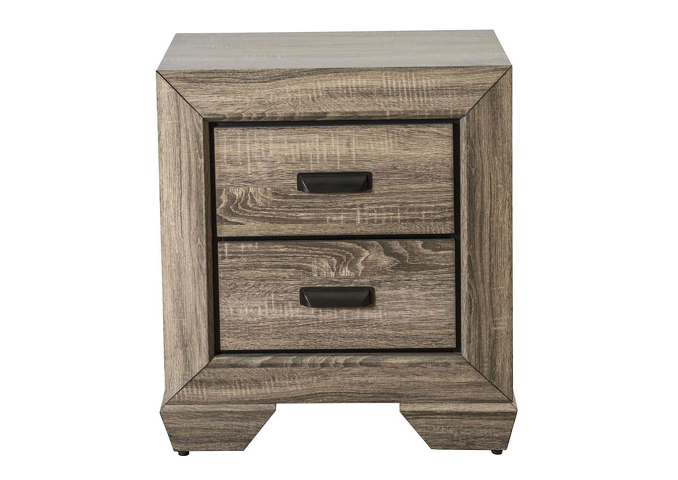 Chad Warm Grey Nightstand,Home Source