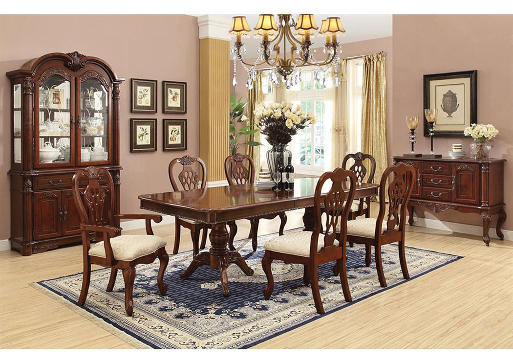 Brown Cherry Arm Chair,Home Source