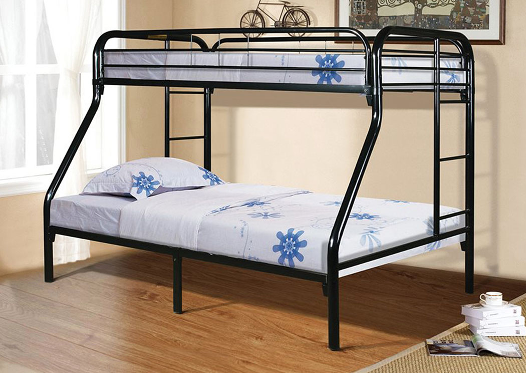 Black Twin/Full bunkBeds,Home Source