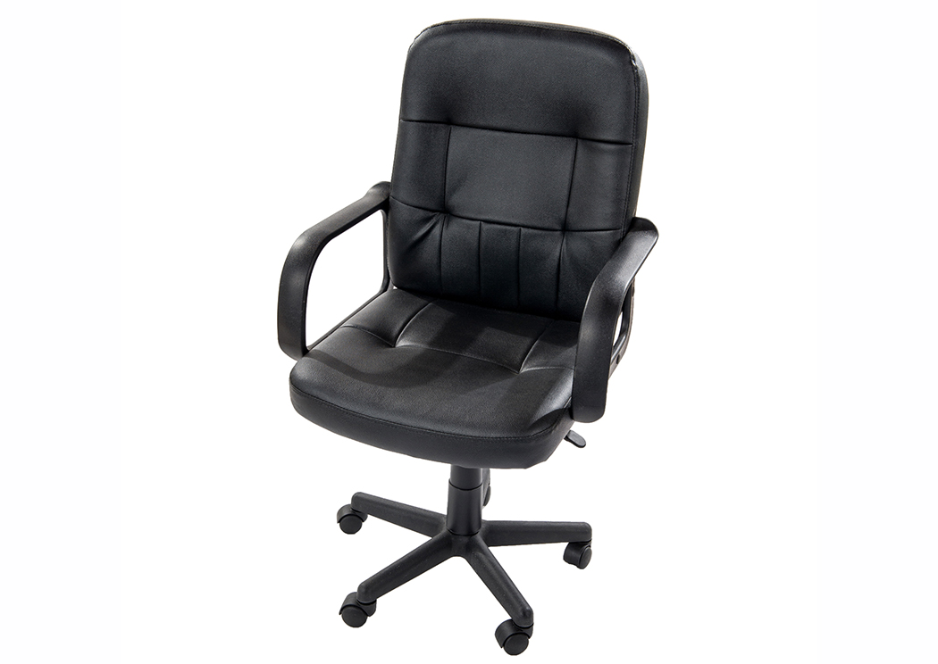 Black Computer Chair w/ Nylon Back,Home Source